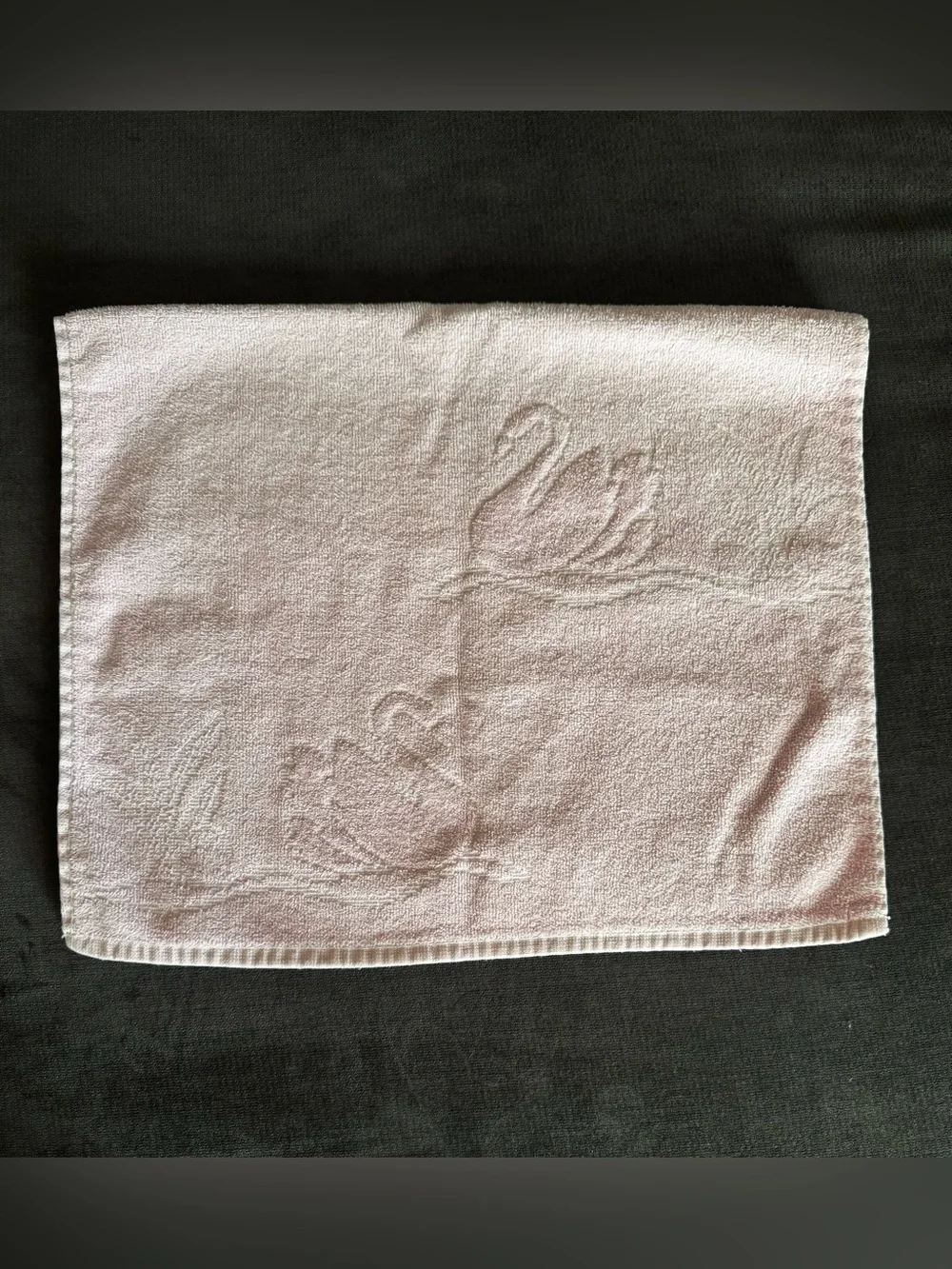 Swan Hand Towel Vintage
